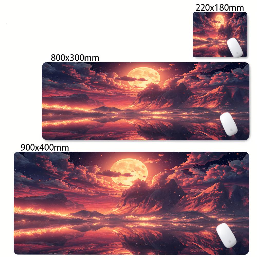 Galaxy Planet Desk Mat Keyboard Mats Deskpad Large Universe Space Gaming Mousepad x Extended Mouse Pad Xxl Speed Deskmat