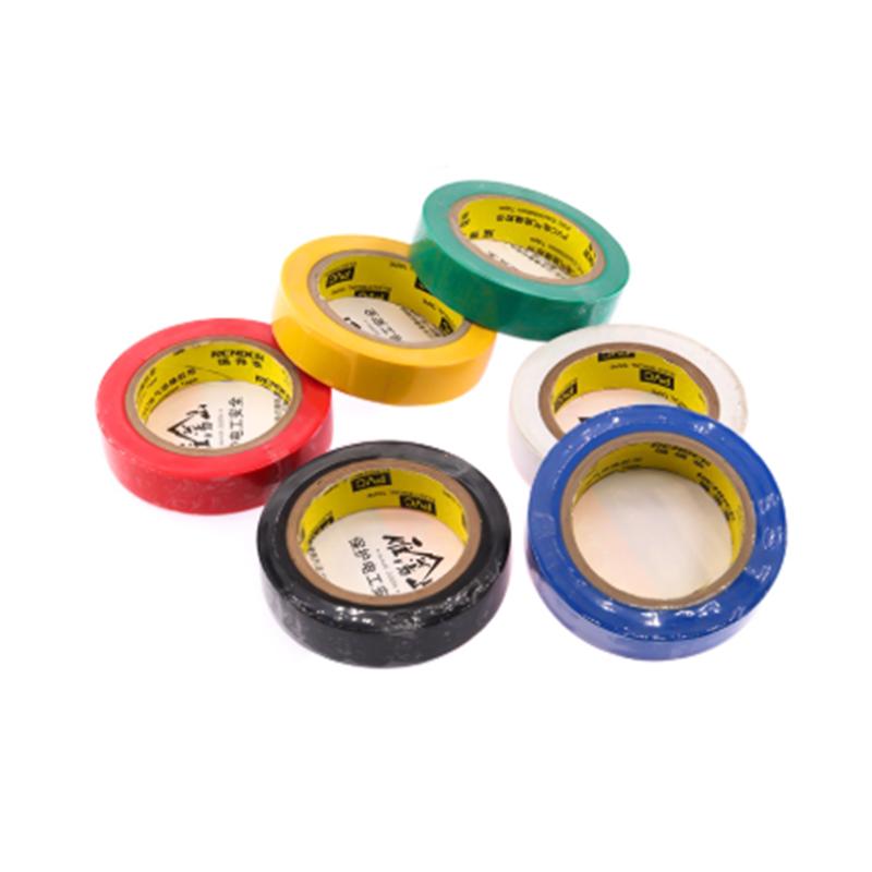 Xsw Adhesive PVC Insulating Electrical Tape Waterproof Fireproof Flame-retardant for Wiring Harness White, 16mm wide and 15 meters long