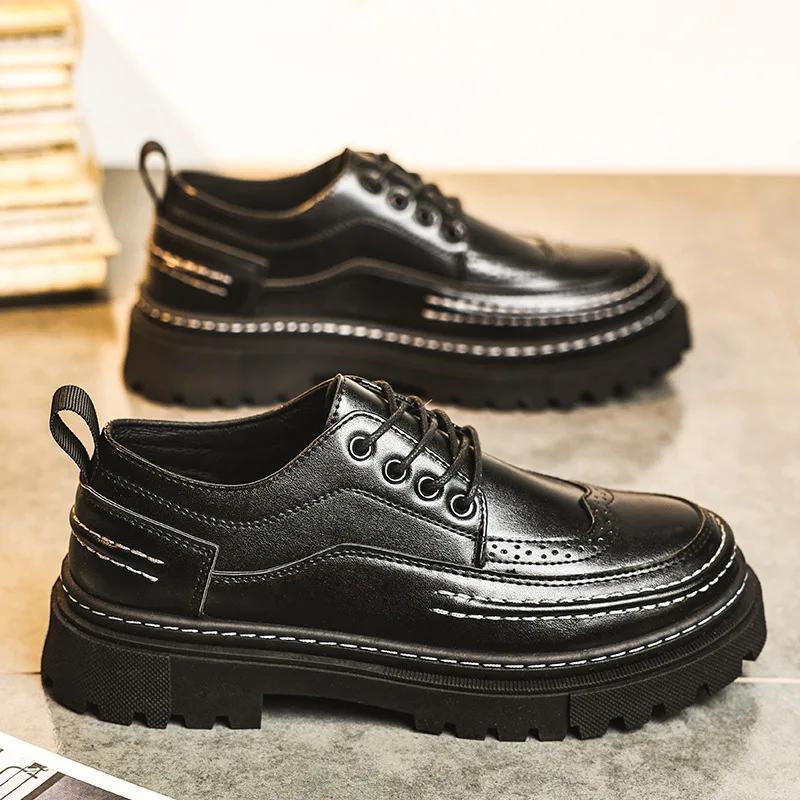 Professional Male Leather Shoes Office Men's Formal Shoes British Style Mens Wedding Shoes 2024 New Quality Casual Shoe for Men