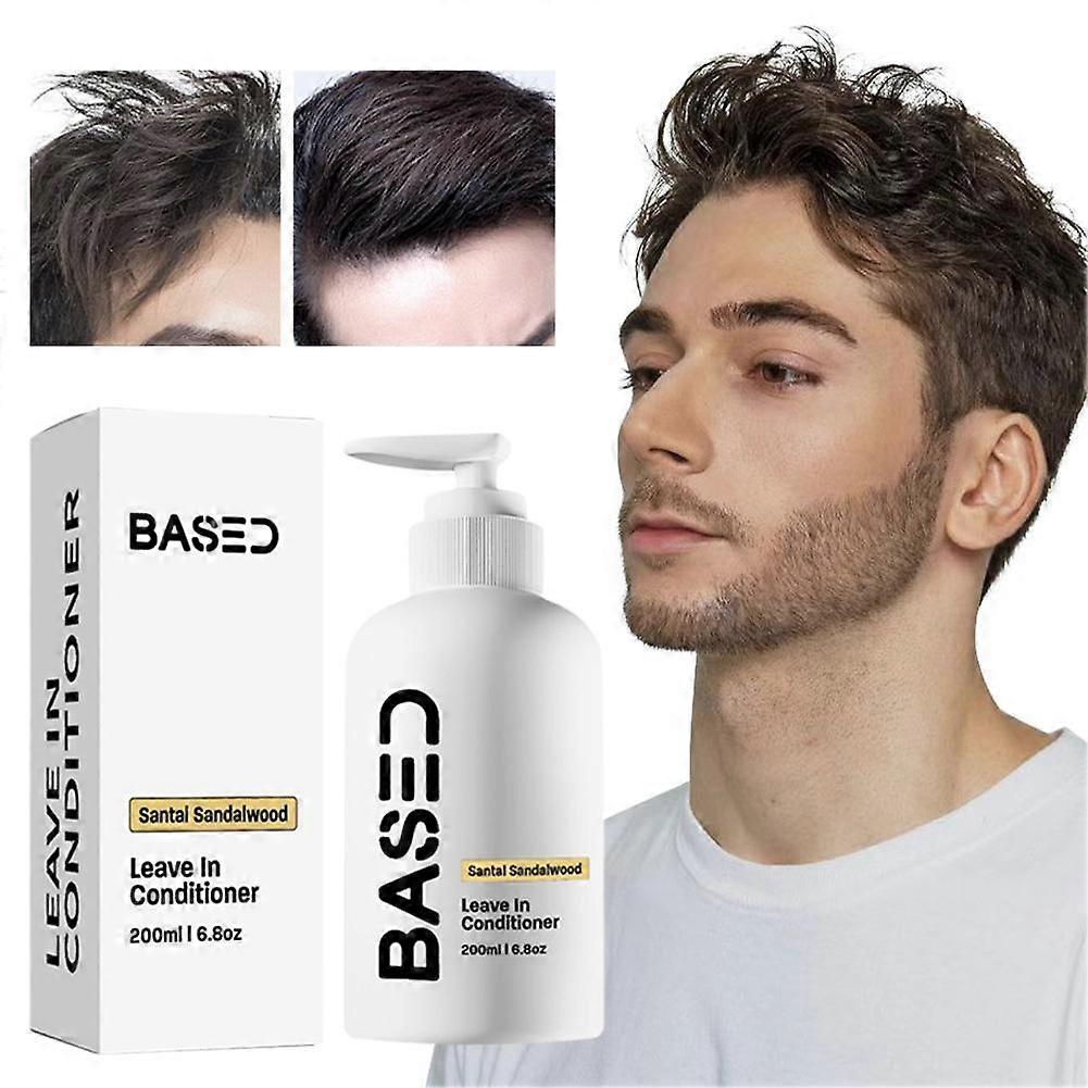 Männer Leave-In Conditioner 200ml Sofortige Frizz-Kontrolle Feuchtigkeitspflege Reparatur