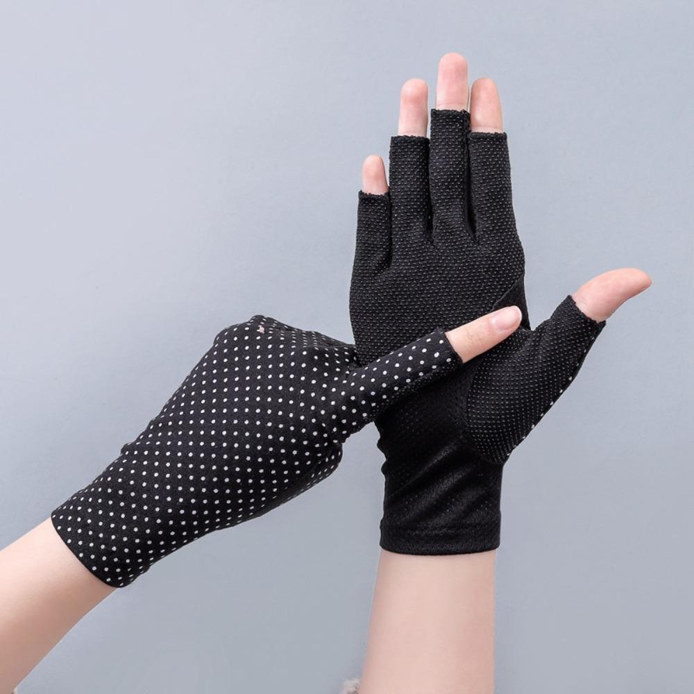 UV Protection Sunscreen Gloves Summer Anti-UV Mittens Fashion Sun Protection Gloves  Women Girls