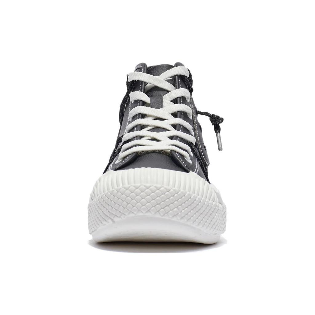 Li-Ning Versatile Casual High-Top Skate Shoes Men Sneakers Black Gray AGCR239-2