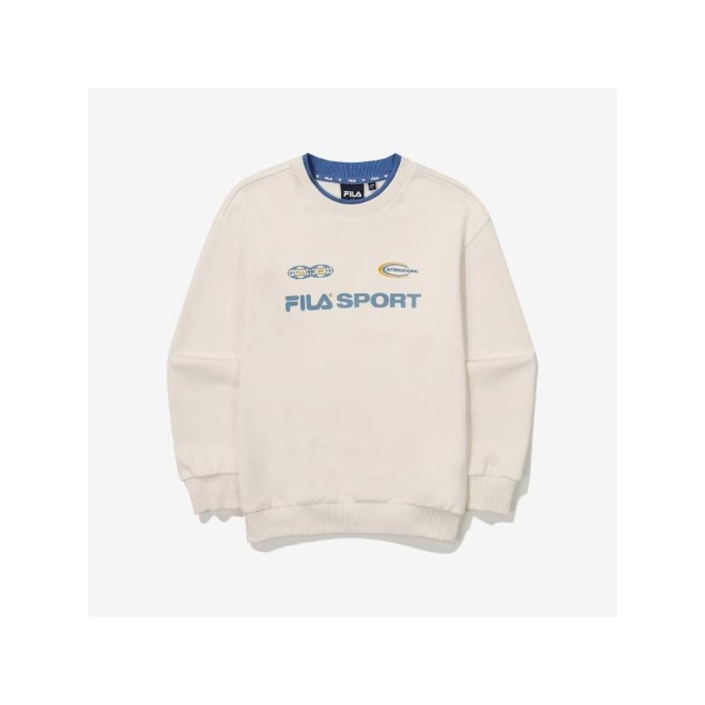 

[fila Kids] Спортивная толстовка Heritage Fk2pog3201x Swh q0zFk2pog3201xSwh SANDWHITE/120