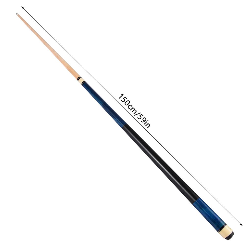 Pool Sticks for Adults 1.50m 59in High End Pool Cue Maple Double Section Billiard Design 13MM Big Head PU Leather Grip