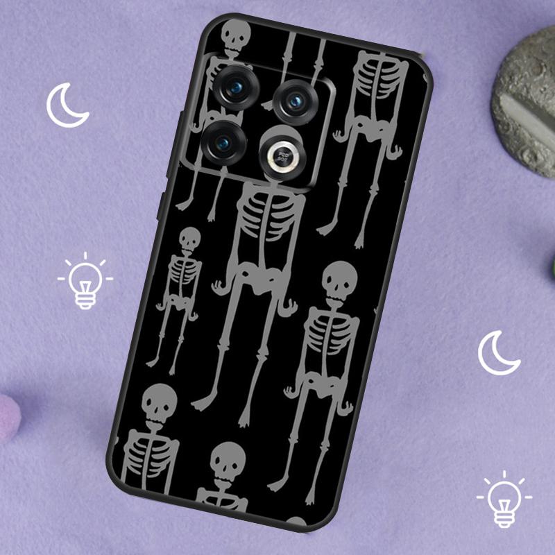 Trippy Skeleton Case For OnePlus 13T 10T 8T 10R 12R 13R 15 13 12 11 10 9 Nord 5 CE 2 3 4 Lite N20 N30 Cover