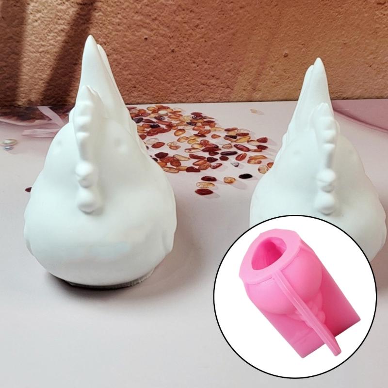 3D Rooster Molds Casting Molds Plasters Molds Animal Silicone Mould Ornament Molds Castings Molds Epoxy Resin Molds