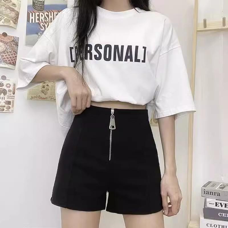 

Women s High Waist Summer Loose Suit Shorts - XS Size, Petite & Tall, Thin Wide Leg Three-Point Pants XS [Recommended 35-40 kg]