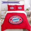 Bayern Munich Pattern Printed 3PCS Bedding Set Soft Skin-Friendly Washable Duvet Cover & Pillowcases Set All Season Bedroom
