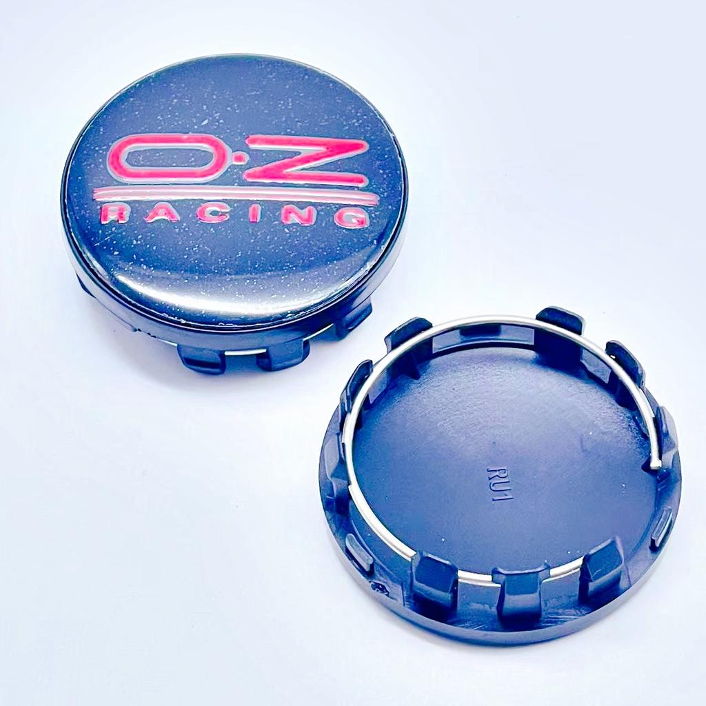 4 szt. 59 mm Stylizacja Samochodu OZ Racing O.Z Logo Dekielki Środkowe Piast Kół Samochodowych Naklejka Ozdoba Pokrywy Felgi Odznaka Emblemat Akcesoria Samochodowe