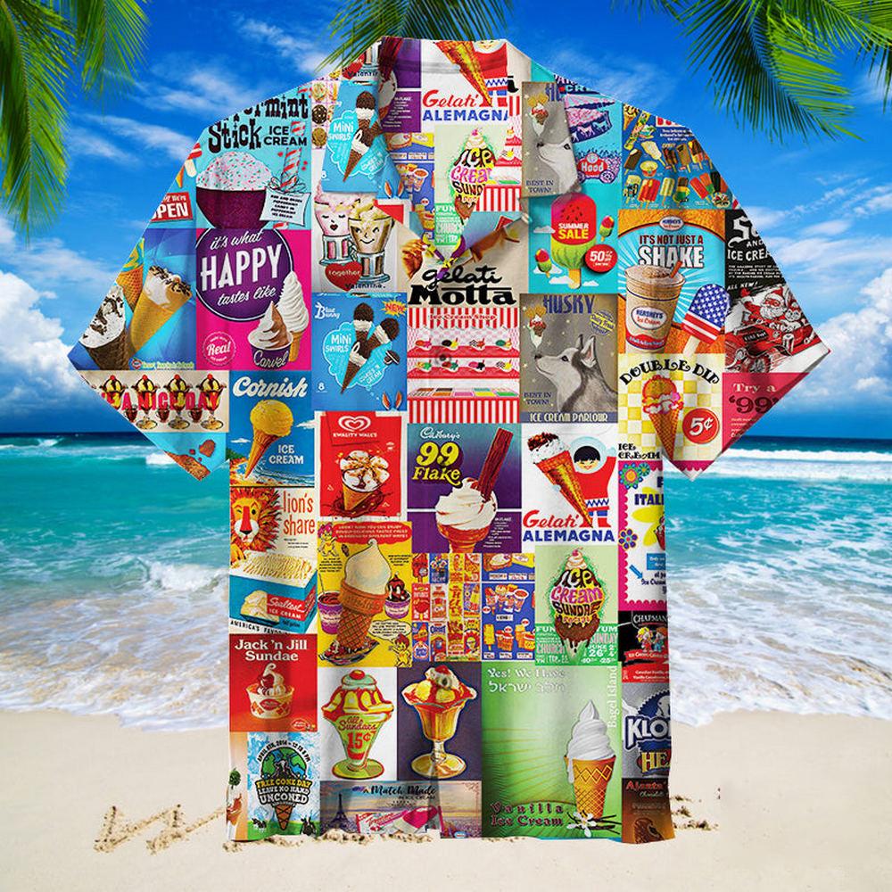 Bobby3 Hawaiiaans Shirt Voor Heren Zomer IJs T-Shirt Strand Prints Korte Mouw Shirt Tops Casual Origineel Ontwerp Herenkleding M
