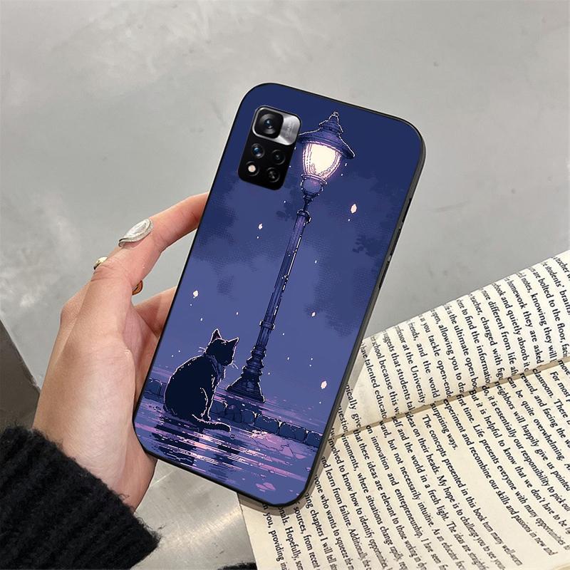 Lovely Cat Funda Phone Case For Xiaomi Redmi note 14 Pro 14 13 12 11 10 Pro 14S 12S 11S Redmi 14C 13C 10