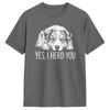 Men T-Shirt Yes I Heard You Line Art Australian Shepherd Dog Lover  Tee Shirt Short Sleeve  T Shirt Round Collar Clothes