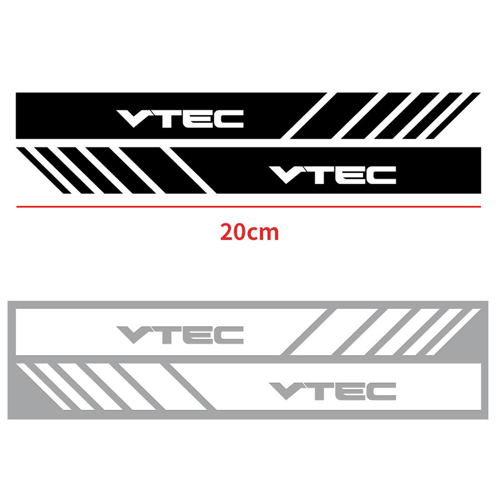 Car Styling 2Pcs Rearview Mirror Decal Stickers For Honda Mugen Accord Civic Vezel Jazz City HRV Auto Decoration Accessories RF6