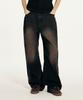 1993STUDIO Track Balloon Denim Pants_Black