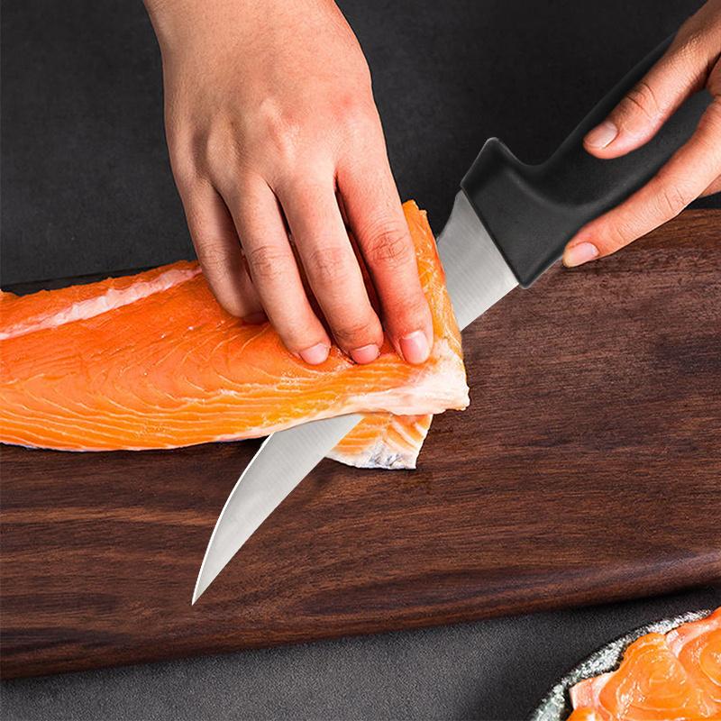 6PCS Stainless Steel Handmade Forged Multipurpose Knife Professional Kitchen Cleaver Meat Boning Slicing Cooking Fruit Knife