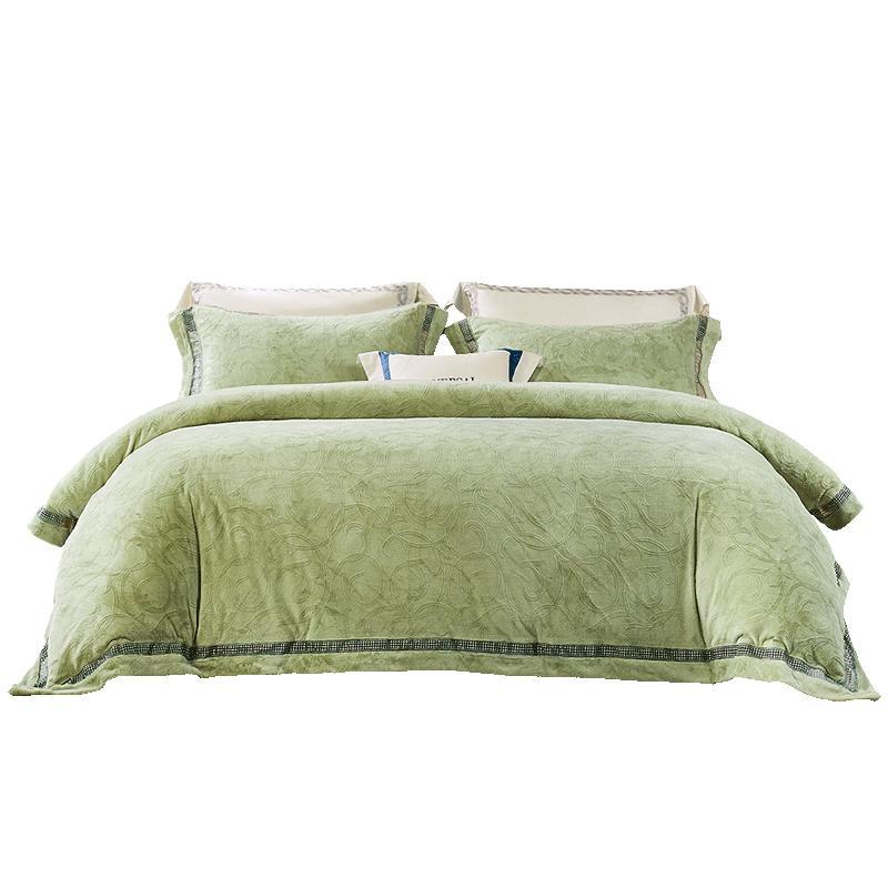 Постельное белье Fuanna Milk Velvet, комплект из 4 предметов Duvet Cover 230x229cm