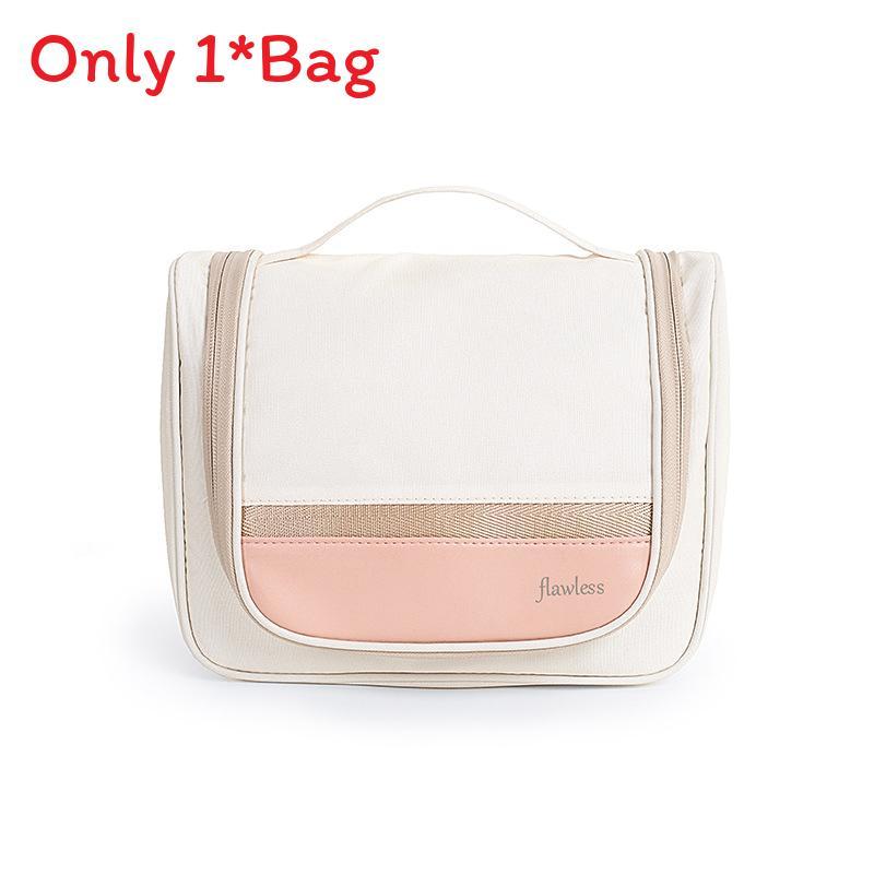 Travel Toiletry Bag With Wet And Dry Compartments For Men And Women
