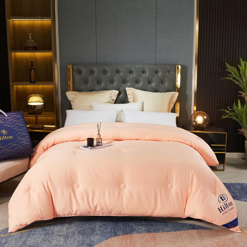 Hilton Hotel Style Silk Cotton Quilt - Elegant & Lightweight for Spring, Summer, Autumn