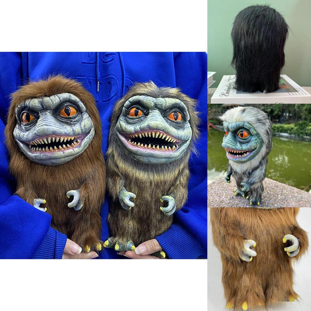 Critters Poseable Prop Doll Realistic Alien Latex Plush Toy For Bars And Stages 25cm/9.84in And 20cm/7.87in