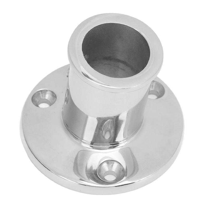 Boat Handle Railing Fitting Easy Tall Rust Resistant 316 Stainless Steel Boat Hand Rail Base for Boats Yachts Fishing Boats