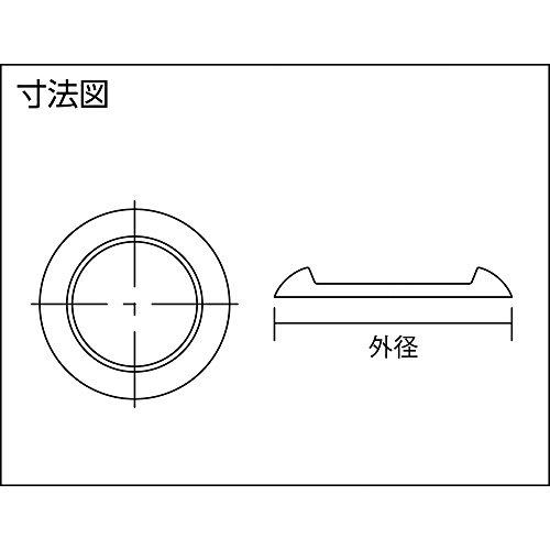 TRUSCO saucer 60MM black TUK600BK