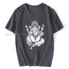 Ganesha Tshirt Elephant God T Shirt Unisex Black White Tshirt Simple Casual Birthday Gift Cotton Tops Tee Harajuku Streetwear