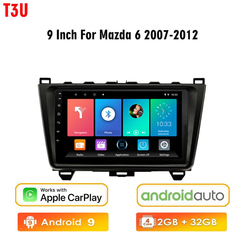 icreative Android Carplay Für Mazda 6 2007 - 2015 Auto Radio Video Player Navigation GPS 2din Multimedia Automatische Radio