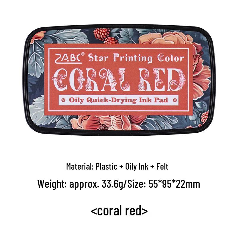 Retro Large Starry Sky Quick-Dry Oil-Based Ink Pad for Stamping and Fingerprints