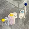 Adhesive Wall Hooks Hair Accessories Organizer Rounded Edge Cartoon Adhesive Hook for Bathroom Kitchen