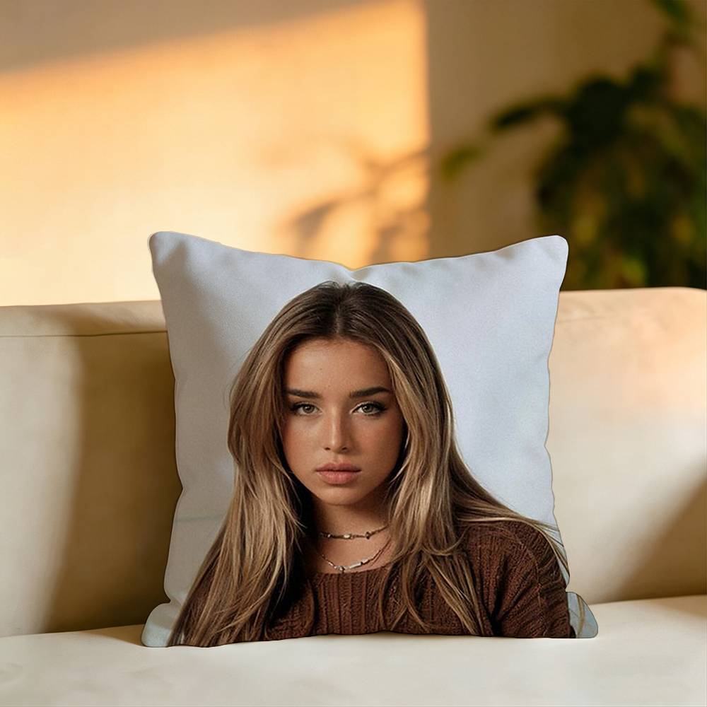 Pop Singer LLola indigo Pillow Case Square DoubleSided Sofa Cushion Cover Bedroom Bedside Pillow