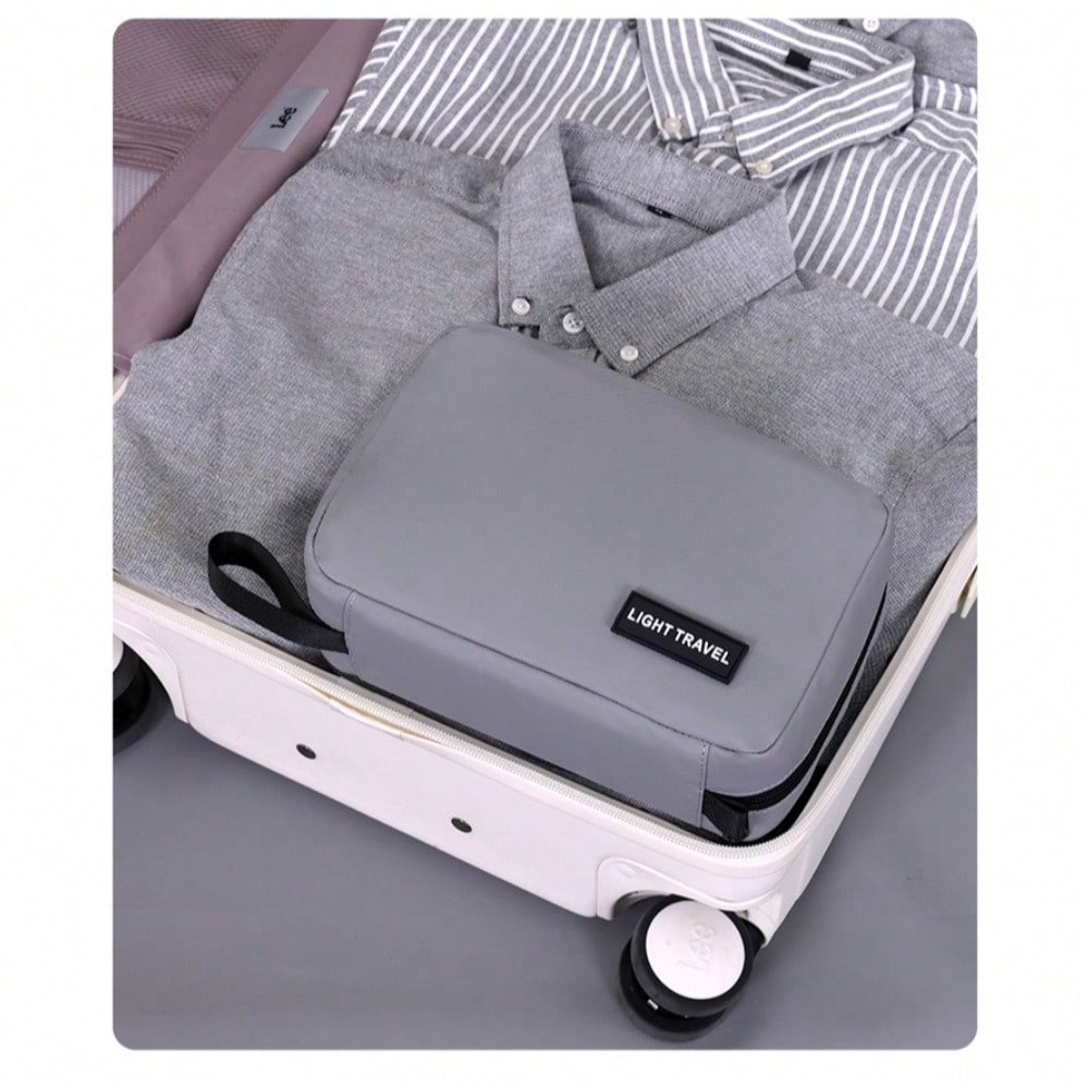 Wash Bag Men's Business Travel Portable Partition Layered Portable Cosmetics Storage Bag