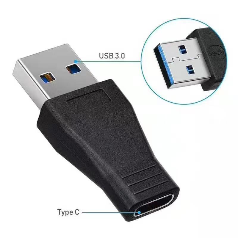 Type-C to USB 3.0 OTG Adapter: High-Speed Elbow T-Type for Fast Charging & Data Transfer