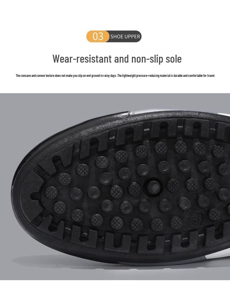 Men's Casual Breathable Slip-On Korean Style Spring Slippers