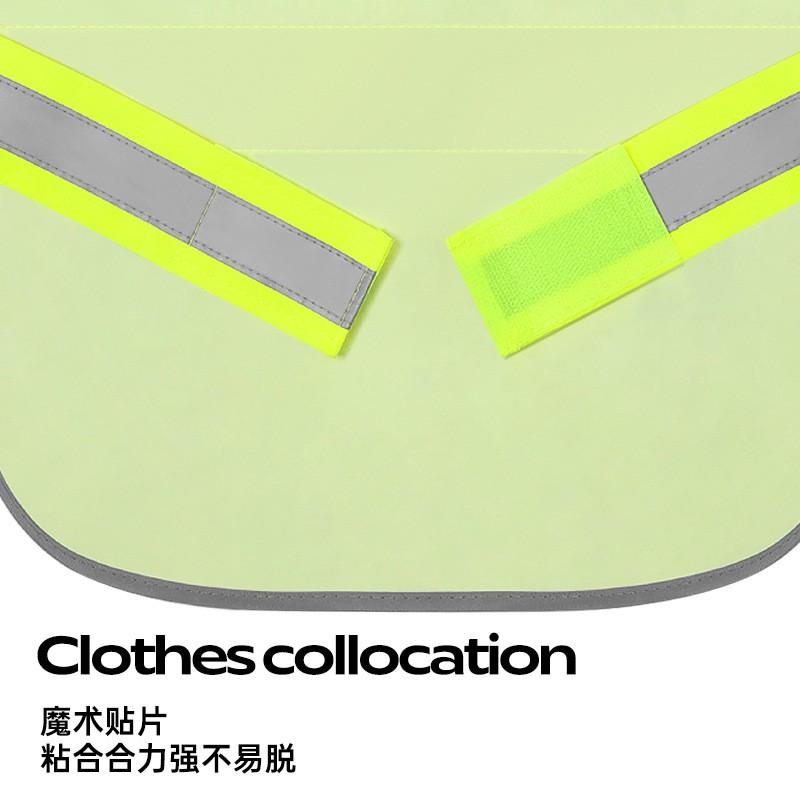 Pet Reflective Safety Vest Fluorescent Dog Clothes Night Walking Small