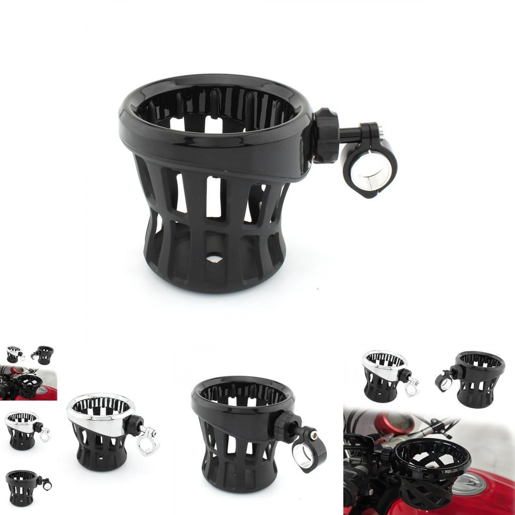 Langlebiger schwarzer Motorrad-Flaschenhalter Kompaktes Design für alle Motorradmodelle
