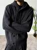 Men's Arctic Fleece Hooded Knit Cardigan, Korean Style Loose Sweater Coat, Thick Autumn Winter Casual Hoodie