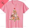 Chicken Christmas Tree OrnaUnisext Decor Xmas TShirt Unisex Casual Streetwear Cotton Vintage Clothes Graphic T Shirts