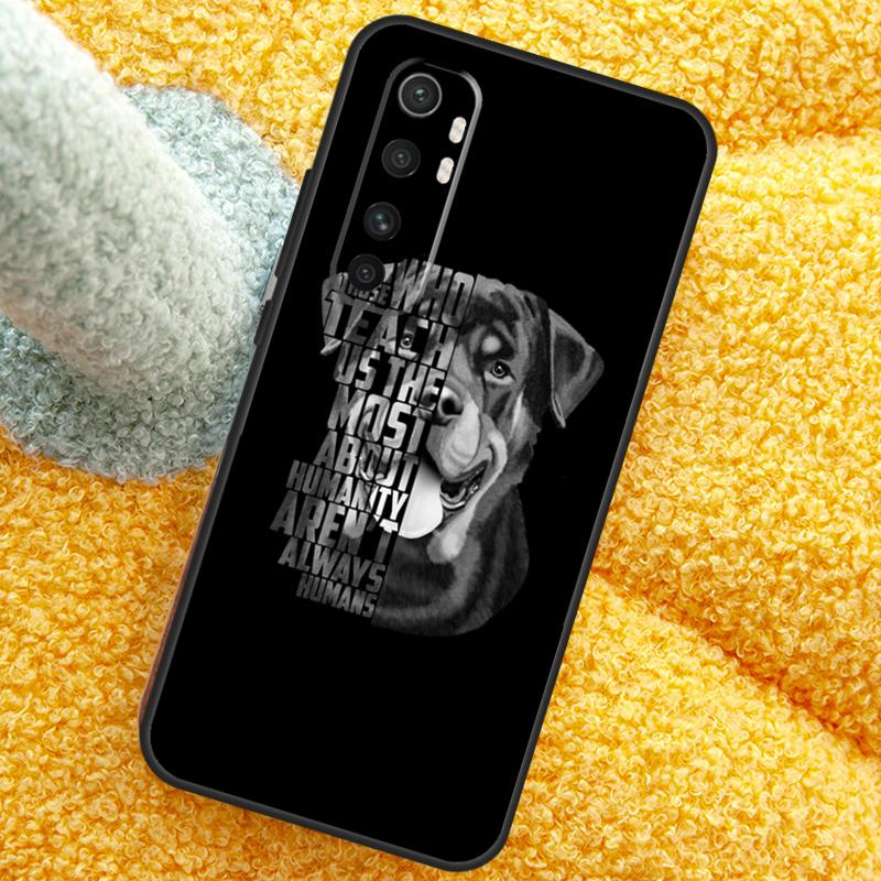 Cute Rottweiler Dog Case For Xiaomi 13T 14T 15T 14 15 Ultra 17 Pro Max Cover For POCO F8 F7 X7 Pro F5 F6 X5 X6
