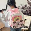 Kleinkind Cartoon Tier Bär Muster Druck Rucksack Mit Langlebigem Polyester Material Und Bequemen Gebogenen Schultergurten Für Kinder