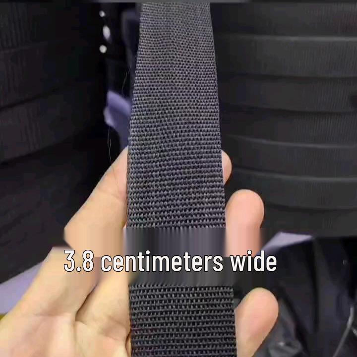 Wear-Resistant Nylon Cargo Binding Strap - Flat Webbing Tie-Down and Packing Strap