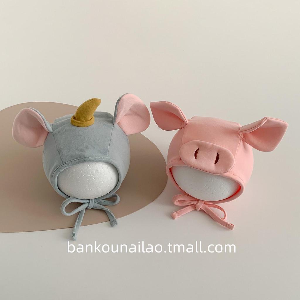 Newborn Elephant Ear Protection Hat - Cute, Windproof & Warm for Spring and Autumn