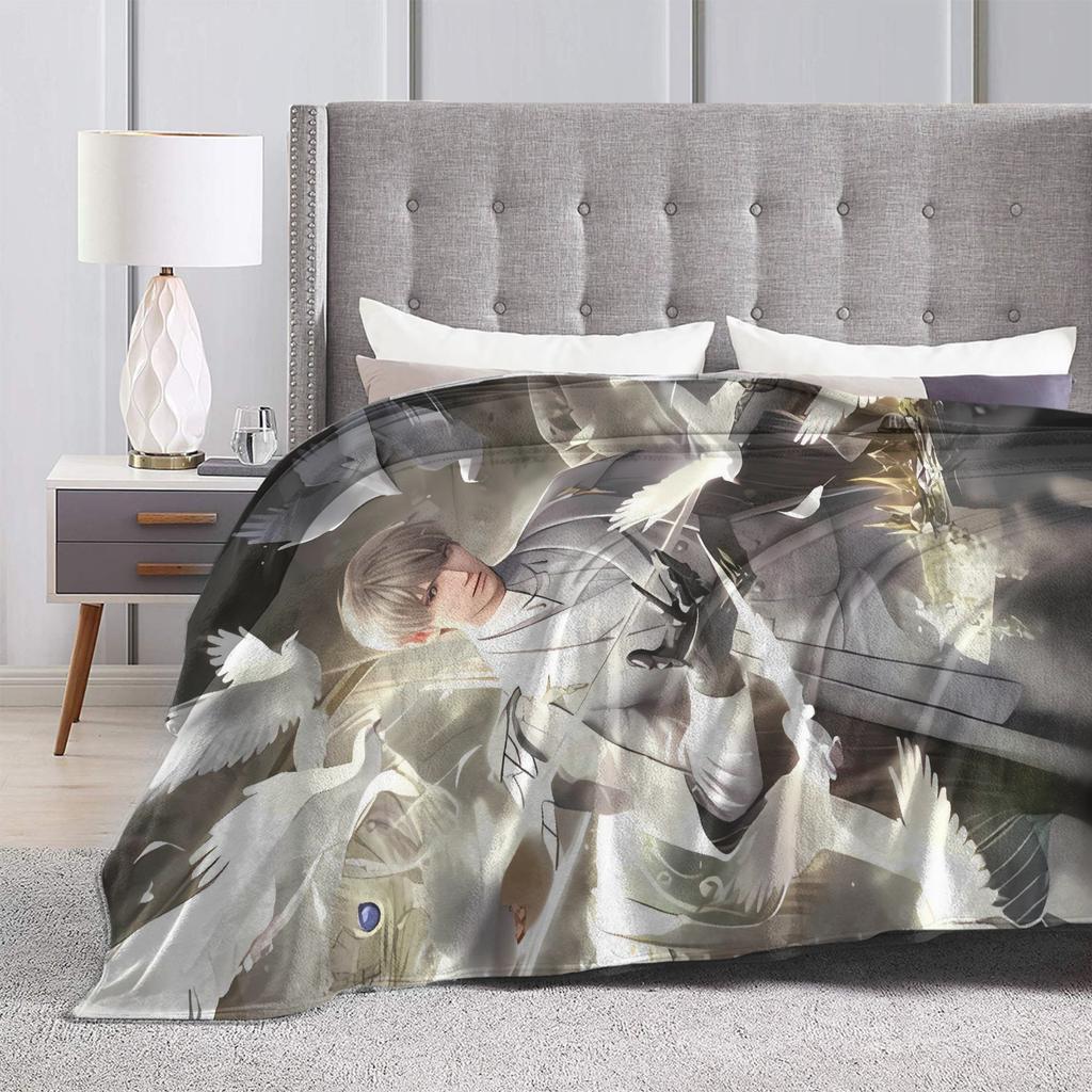 Game Love and Deepspace Sylu Blankets Quality Warm Soft Throw Blanket Winter Decorative Bedroom Print Bedspread