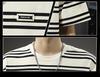 2024 Men's Plus Size Striped Short Sleeve Sailor T-shirt - American Casual