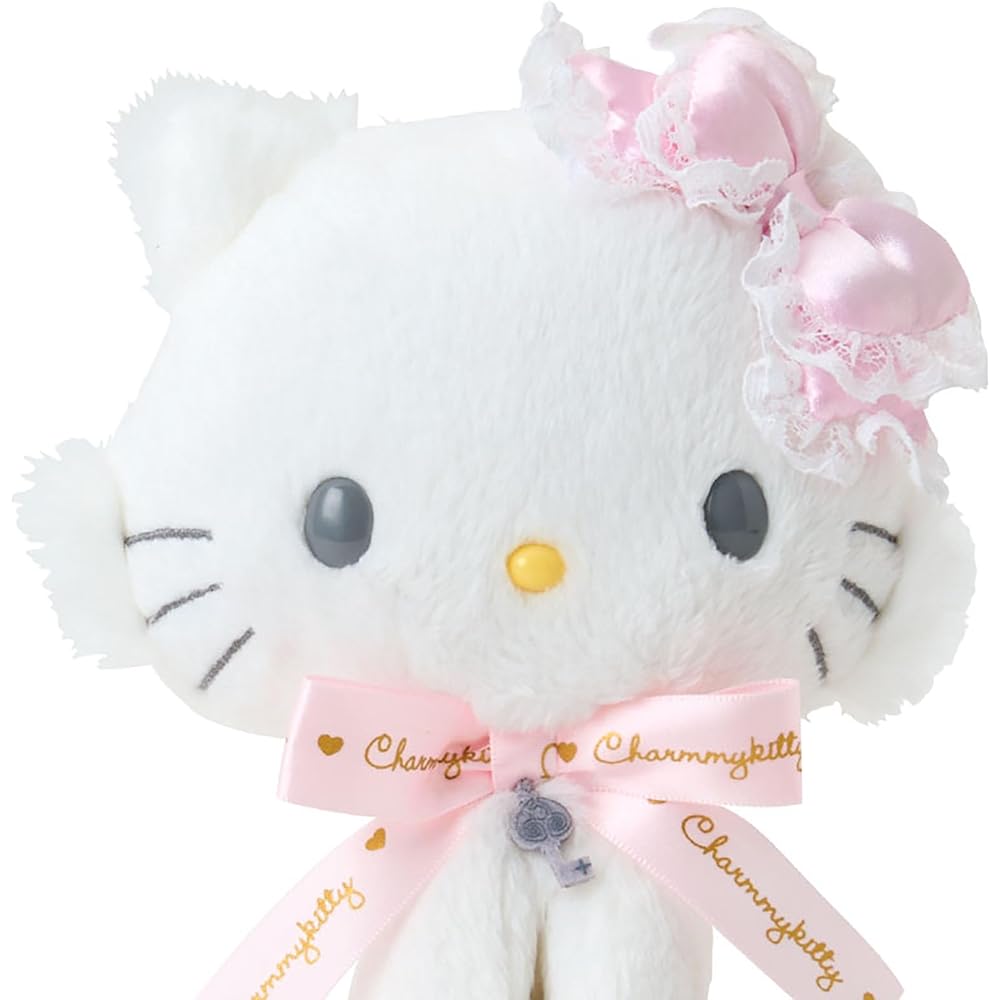 Sanrio Charmmy Kitty Plush Toy Character Award Edition Logo Ribbon Age 3 and Up 747831