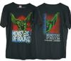 1984 Mostri del Rock 84 2 lati base nero manica corta Maglietta Unisex