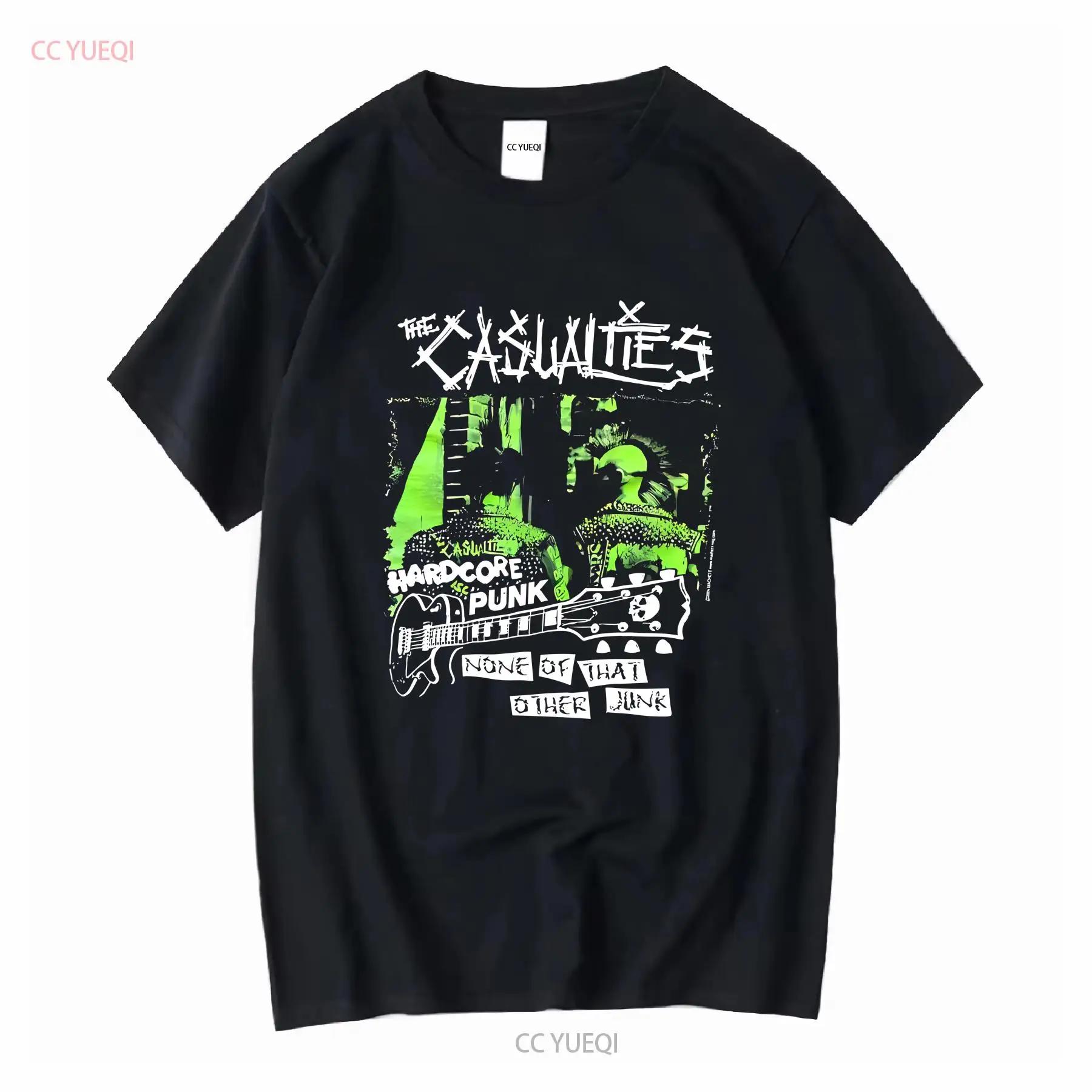Rare The CASUALTIES T Shirt STREET PUNK gift for fan TE7729 long or short sleeves vintage Washed Unisex Casual Comfortable Soft S разноцветный
