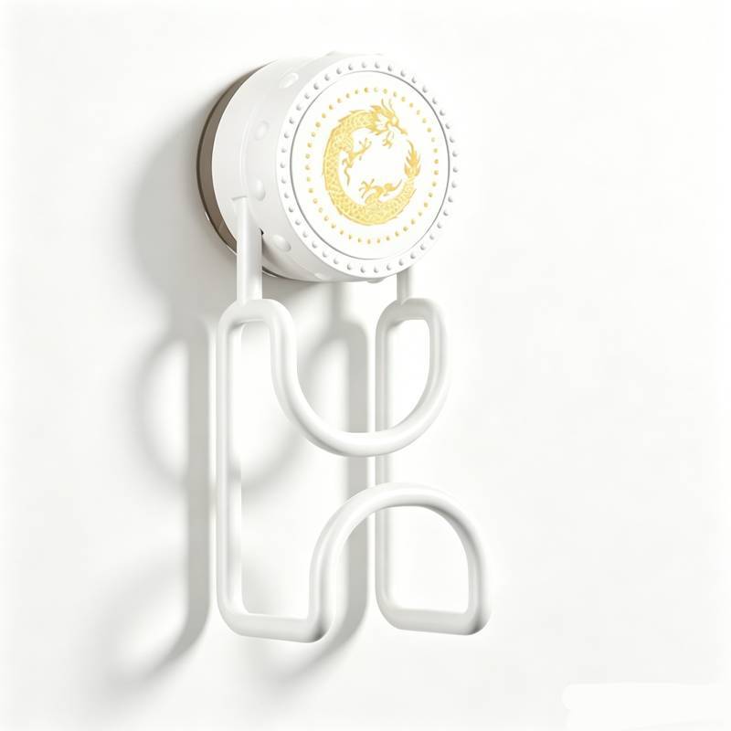 Plastic Suction Cup Bathroom Sink Storage Rack With Hook Wall Mount For Wet Room Use
