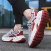 Men's Trendy Thick Sole Breathable Mesh Shoes - Light Luxury Autumn Style