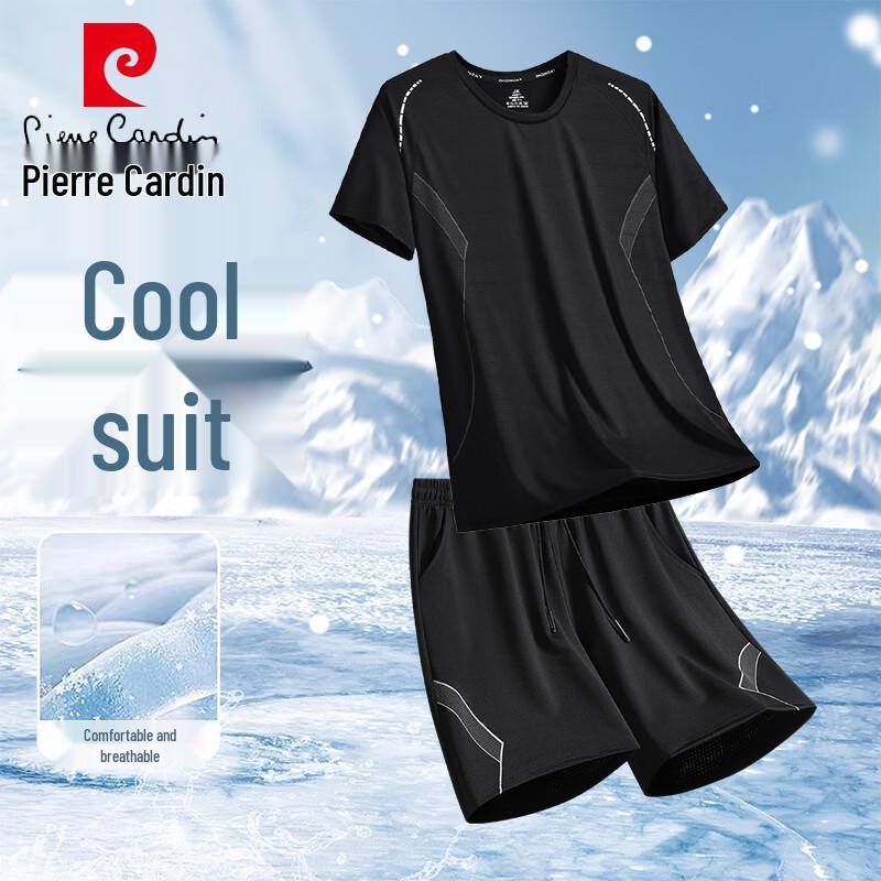 Pierre Cardin Men s Summer Casual Short Sleeve T-Shirt & Shorts Set 3XL