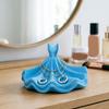 Jewelry Storage Tray Matte Finish Elegant Ballet Skirt Design Organizer Stylish Tray for Rings Earrings Necklaces Keys